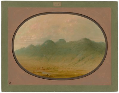 Kilátás a Crystal-hegységre, Brazília alkotó: George Catlin