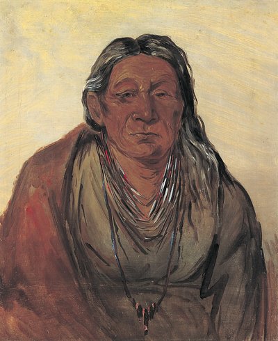 Wah-pe-séh-see, a főnök anyja alkotó: George Catlin
