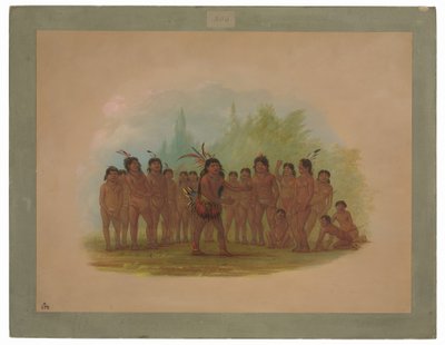 Zurumati indiánok alkotó: George Catlin
