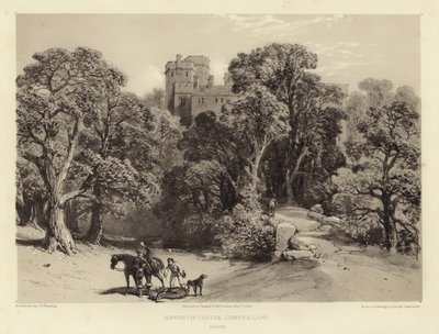 Naworth kastély, Cumberland alkotó: George Cattermole