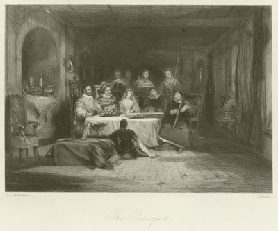 A bankett alkotó: George Cattermole