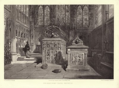 A Beauchamp kápolna, Warwick alkotó: George Cattermole