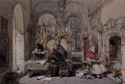 A Monks Könyvtár alkotó: George Cattermole