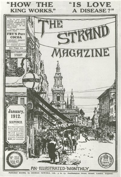 A The Strand Magazin címlapja, 1912 alkotó: George Charles Haite