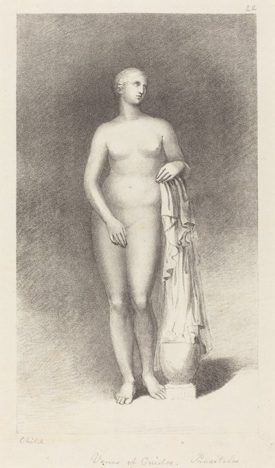 Cnidos Vénusz, Praxitelestől alkotó: George Childs after John Flaxman