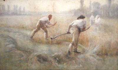 Kasza (akvarell papíron) alkotó: George Clausen