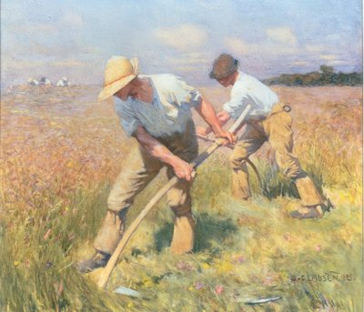 A Kaszák alkotó: George Clausen