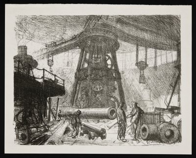 A radiális daru alkotó: George Clausen