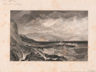 Pendennis kastély és Falmouth kikötő bejárata alkotó: George Cooke