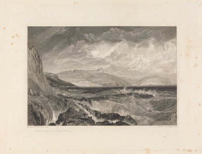 Pendennis kastély és a Falmouth kikötő bejárata alkotó: George Cooke