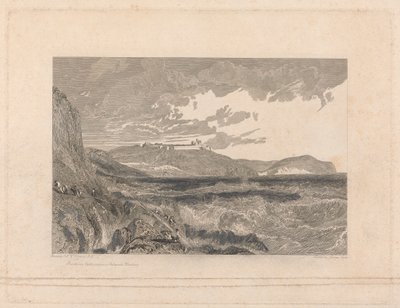 Pendennis kastély és Falmouth kikötő bejárata alkotó: George Cooke