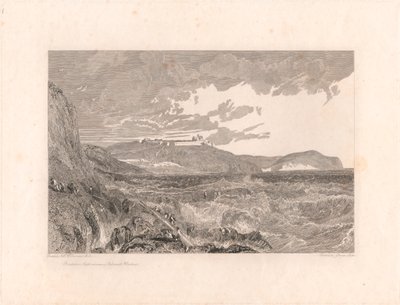 Pendennis kastély és Falmouth kikötő bejárata alkotó: George Cooke