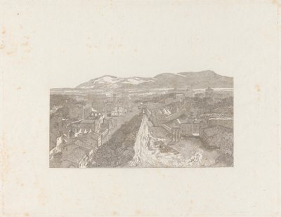 A Forum Romanum a Capitolium tornyából alkotó: George Cooke