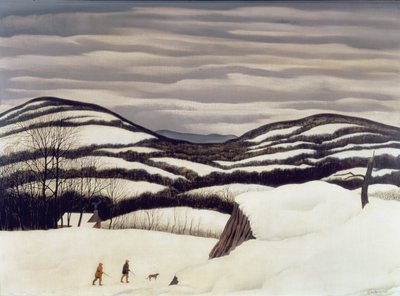 Vadászok alkotó: George Copeland Ault