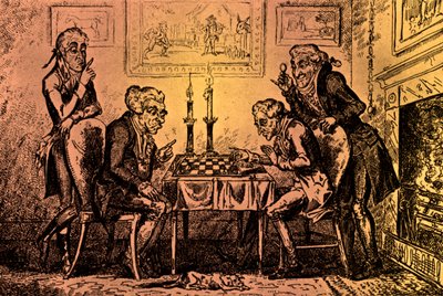 Egy sakkjáték alkotó: George Cruikshank