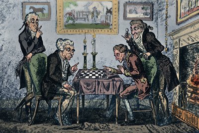 Egy sakkjátszma, 1948 alkotó: George Cruikshank