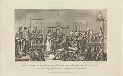 Bow Street... alkotó: George Cruikshank