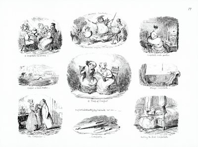 Kényelem (gravírozás) alkotó: George Cruikshank
