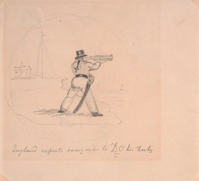 Anglia elvárja, hogy Mindenki tegye meg kötelességét alkotó: George Cruikshank
