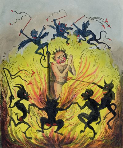 Minden kutyának megvan a maga napja, avagy Fekete ördögök szórakoztatják magukat egy fehér néger sofőrrel alkotó: George Cruikshank