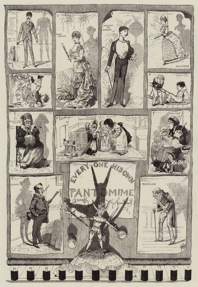 Mindenkinek a saját pantomimje alkotó: George Cruikshank