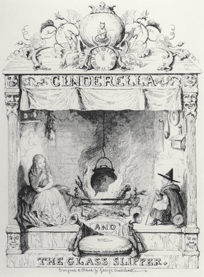 Charles Perrault Hamupipőke és az üvegpapucs előképe alkotó: George Cruikshank