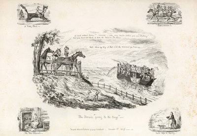 Gurney gőzkocsija alkotó: George Cruikshank