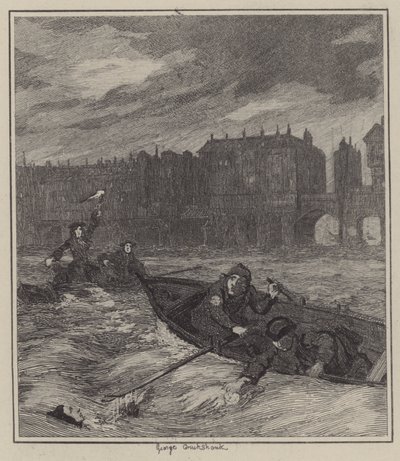 Illusztráció Jack Sheppard számára alkotó: George Cruikshank