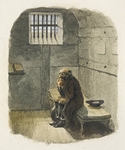 Illusztráció a "Twist Olivérhez" alkotó: George Cruikshank