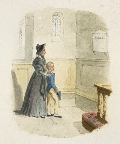 Illusztráció a "Twist Olivérhez" alkotó: George Cruikshank