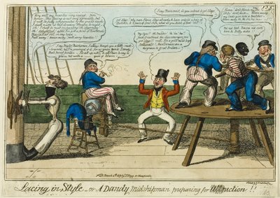 Fűzés stílusosan alkotó: George Cruikshank