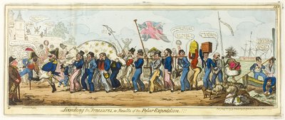 A kincsek landolása alkotó: George Cruikshank