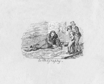 Litográfia, 1829 alkotó: George Cruikshank