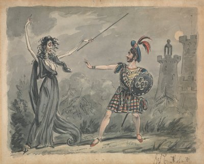 Macbeth és a boszorkány alkotó: George Cruikshank