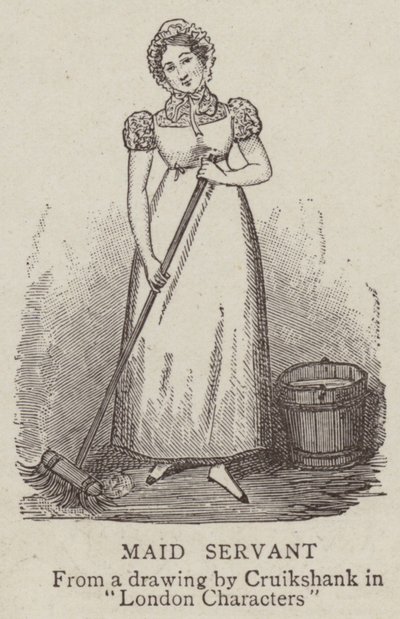 Szolgálólány alkotó: George Cruikshank