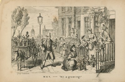 Május - minden a-növő alkotó: George Cruikshank