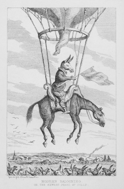 Modern Balooning, avagy az ostobaság legújabb fázisa alkotó: George Cruikshank