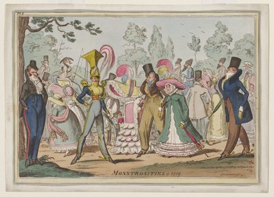 1819 szörnyszülöttei alkotó: George Cruikshank