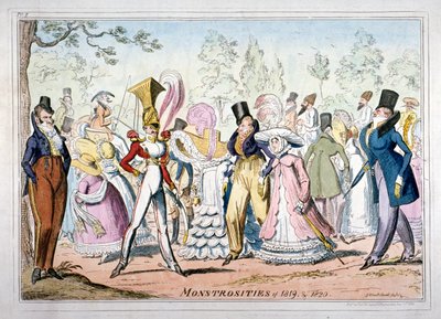 „1819-es és 1820-as szörnyetegek”, 1835. alkotó: George Cruikshank