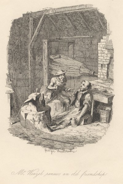 Weazel úr felújítja egy régi barátságot alkotó: George Cruikshank