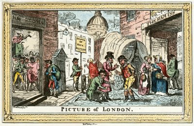 „London képe”, 1820 alkotó: George Cruikshank