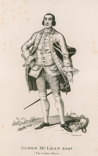 James McLean portréja (A női hős) alkotó: George Cruikshank