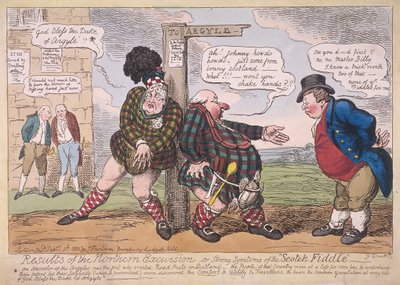 "Az északi kirándulás eredményei", 1822 alkotó: George Cruikshank
