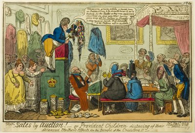Árveréses értékesítés alkotó: George Cruikshank