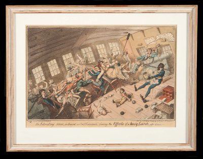 Mozgásban lévő szalon alkotó: George Cruikshank