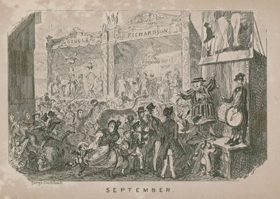 Szeptemberi vásár alkotó: George Cruikshank