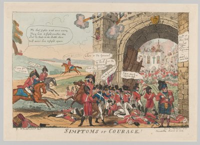 „A bátorság tünetei!” alkotó: George Cruikshank