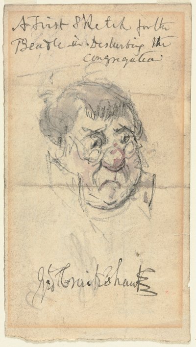 A Beadle. alkotó: George Cruikshank