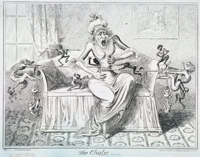 "The Cholic", 1835 alkotó: George Cruikshank