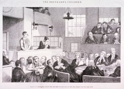 „A részeg gyermekei”, 1847 alkotó: George Cruikshank